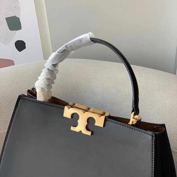 Tory Burch Eleanor Spazzolato Satchel Bag - Picture 4 of 6